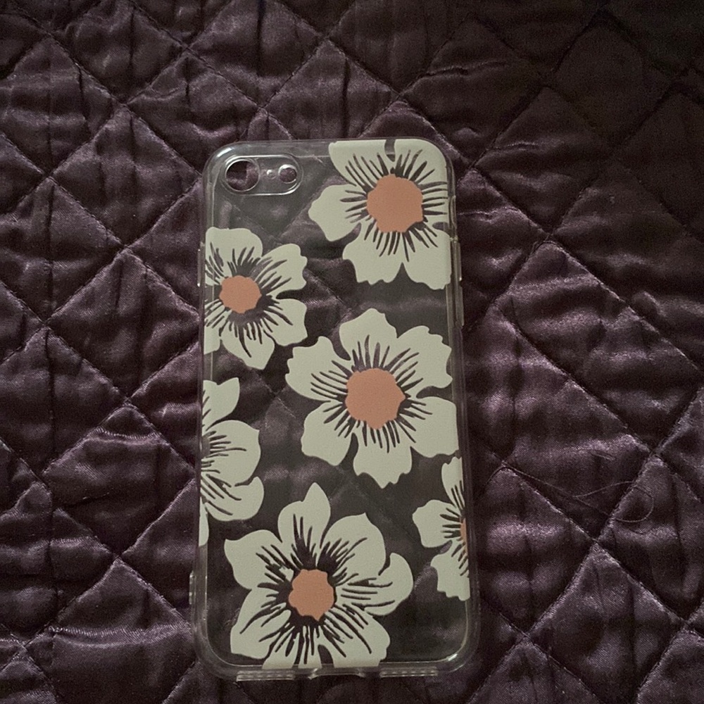Pink flower case